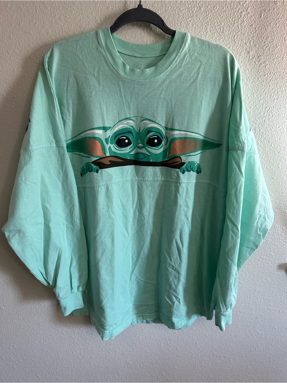Disney Star Wars The Mandalorian Yoda Spirit Jersey Women’s Size S